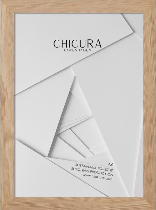 Actual product image ChiCura Wooden frame - glass (A6)