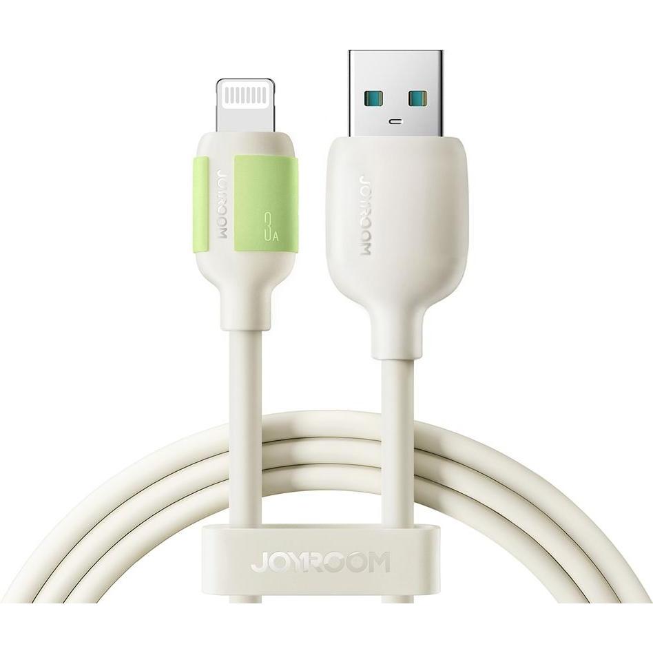 Joyroom 3A Fast Charging Data Cable USB-A to Lightning, 1.2m - Beige (1.20 m, USB 3.0), USB Kabel