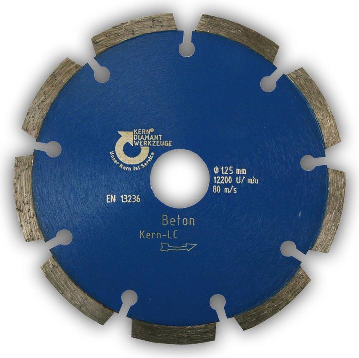Produktbild Kern Deudiam Diamanttrennscheibe 125mm LC Laser f.Beton,Waschbet