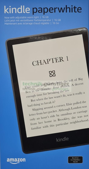Produktbild Amazon Kindle Paperwhite without Special Offers (2021) (6.80", 16 GB, Black)