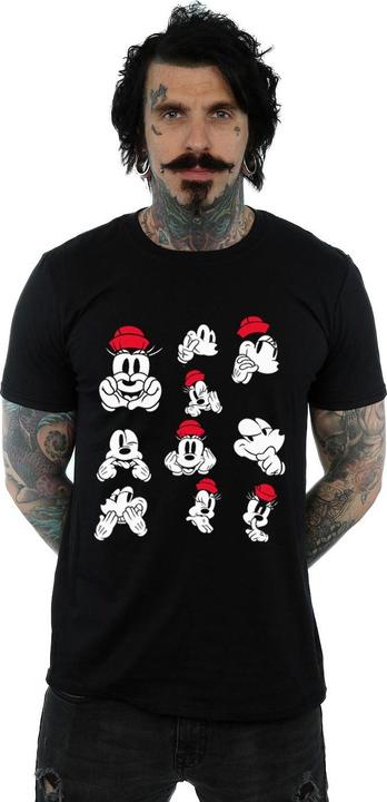 Immagine prodotto Disney Minnie Mickey Photo Poses Maglietta Uomo (3XL)