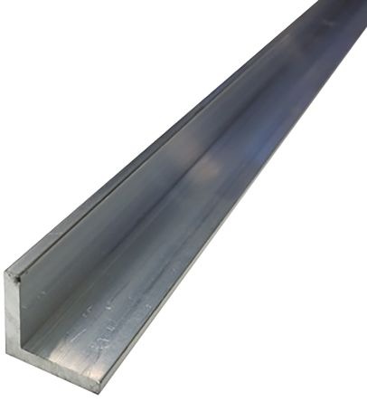 Actual product image Rs Pro 6082T6 Aluminum Angle,50mmx50mmx3mmx1m