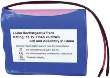 RS PRO 18650 11.1V 2600 mAh 3S1P (11.10 V, 2600 mAh)