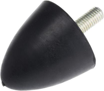 RS PRO Parabolic rubber mt 50mm M10x25 (Anschlagdämpfer)