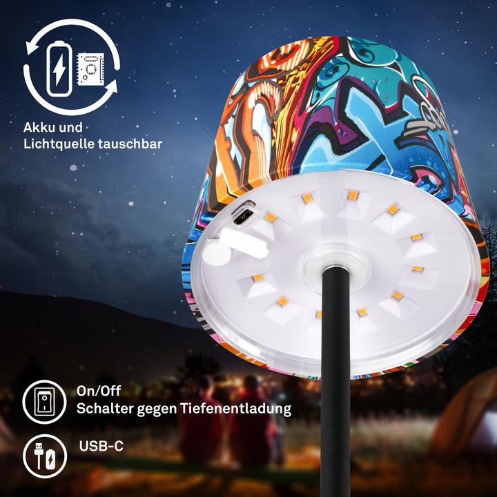Image du produit Briloner Lampe de table LED rechargeable (150 lm)