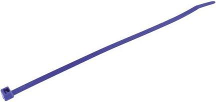 Produktbild HellermannTyton Kabelbinder T50R blau (Kunststoffkabelbinder, 200 mm, 100 Stk.)