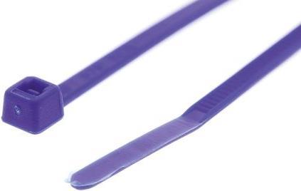 Produktbild HellermannTyton Kabelbinder T18R blau (Kunststoffkabelbinder, 100 mm, 100 Stk.)