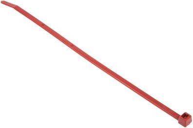 Produktbild HellermannTyton Kabelbinder T50R rot (Kunststoffkabelbinder, 200 mm, 100 Stk.)