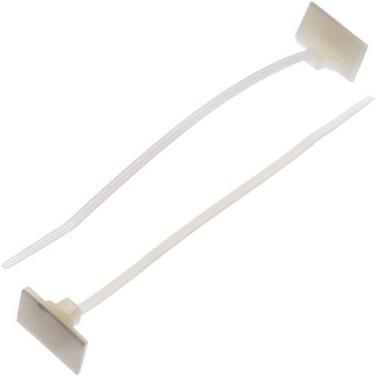 Produktbild HellermannTyton Kabelbinder selbstklebend, 100x2,5mm (Kunststoffkabelbinder, 100 mm, 100 Stk.)