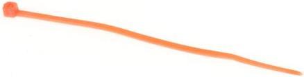 Actual product image RS PRO Cable tie,orange,2,5x100mm (Velcro cable ties, 100 mm, 100 pcs.)