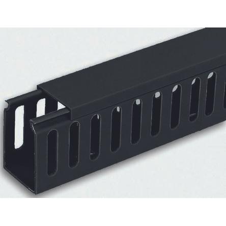 Rs Pro, Leitungsführung, Kabelkanal 25x30x2mm schwarz (200 cm)