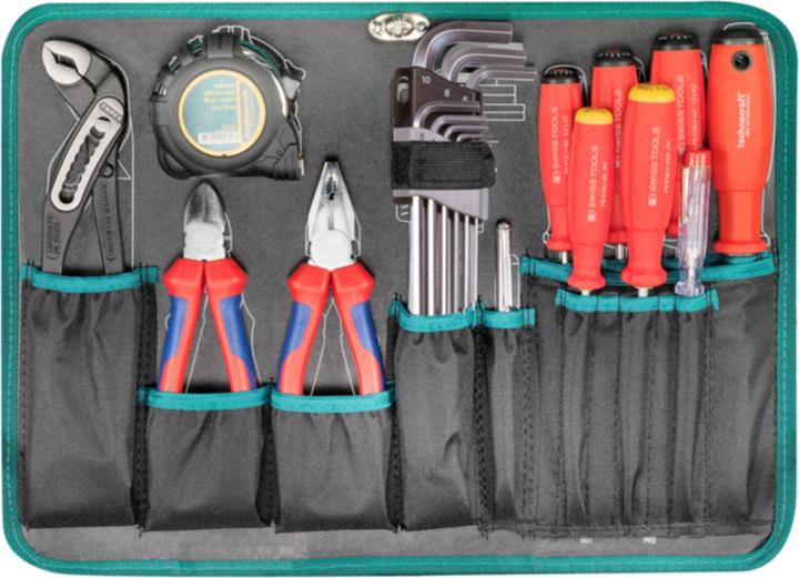 Actual product image technocraft ABS tool case (185 pieces)