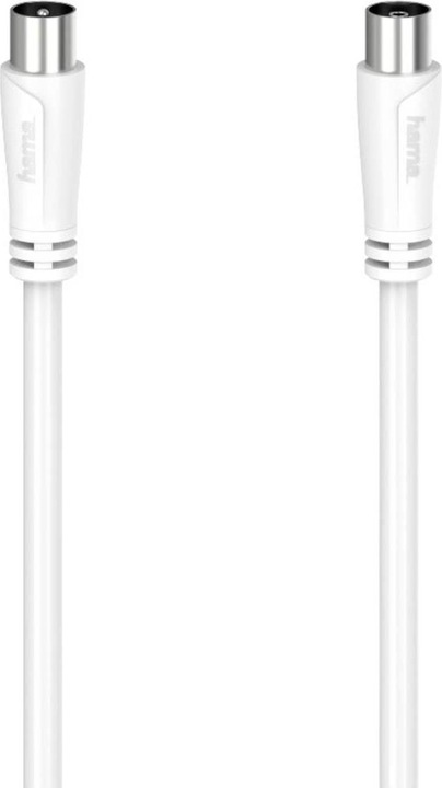 Image du produit Hama Prise coaxiale mâle - prise coaxiale femelle (90 dB, Câble d'antenne)