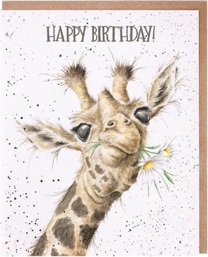 Wrendale Design Karte Birthday Giraffe (1 pcs.)