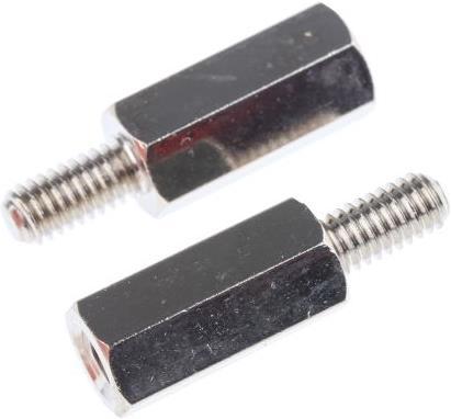 Image du produit RS PRO Entretoise hexagonale en laiton M4x15mm M/F