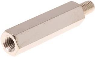 Produktbild RS PRO Steel Hex. Threaded Spacer M6x40mm