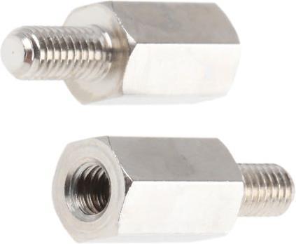 Produktbild RS PRO Brass Hex Threaded Spacer M4x12mm M/F