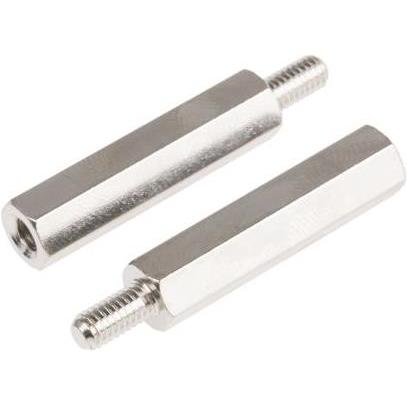 Rs Pro, Zubehör Befestigungstechnik, Brass Hex Threaded Spacer M4x30mm M/F