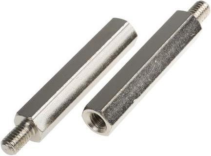Produktbild RS PRO Steel Hex. Threaded Spacer M6x50mm