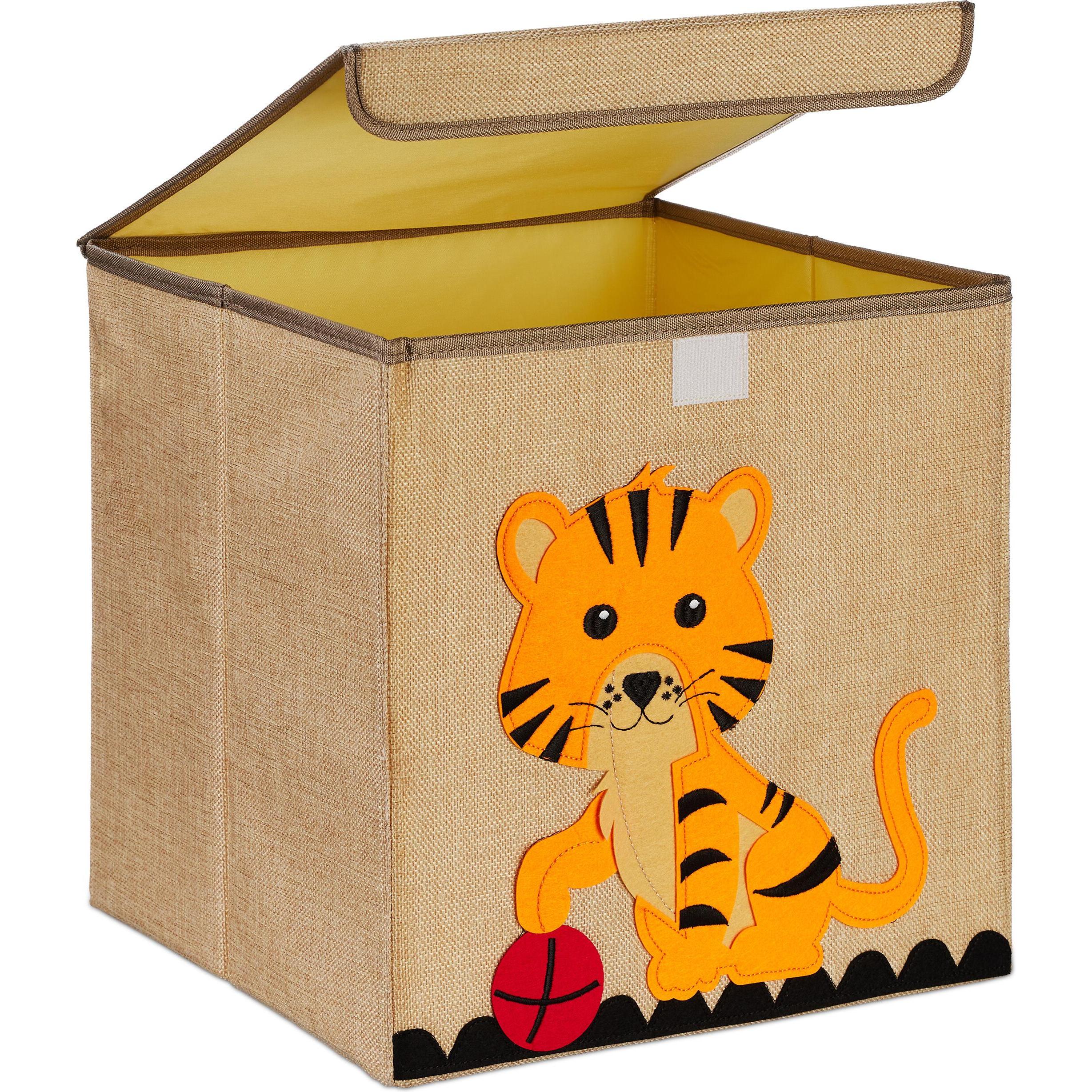Relaxdays, Spielzeugaufbewahrung, Kinder-Aufbewahrungsbox