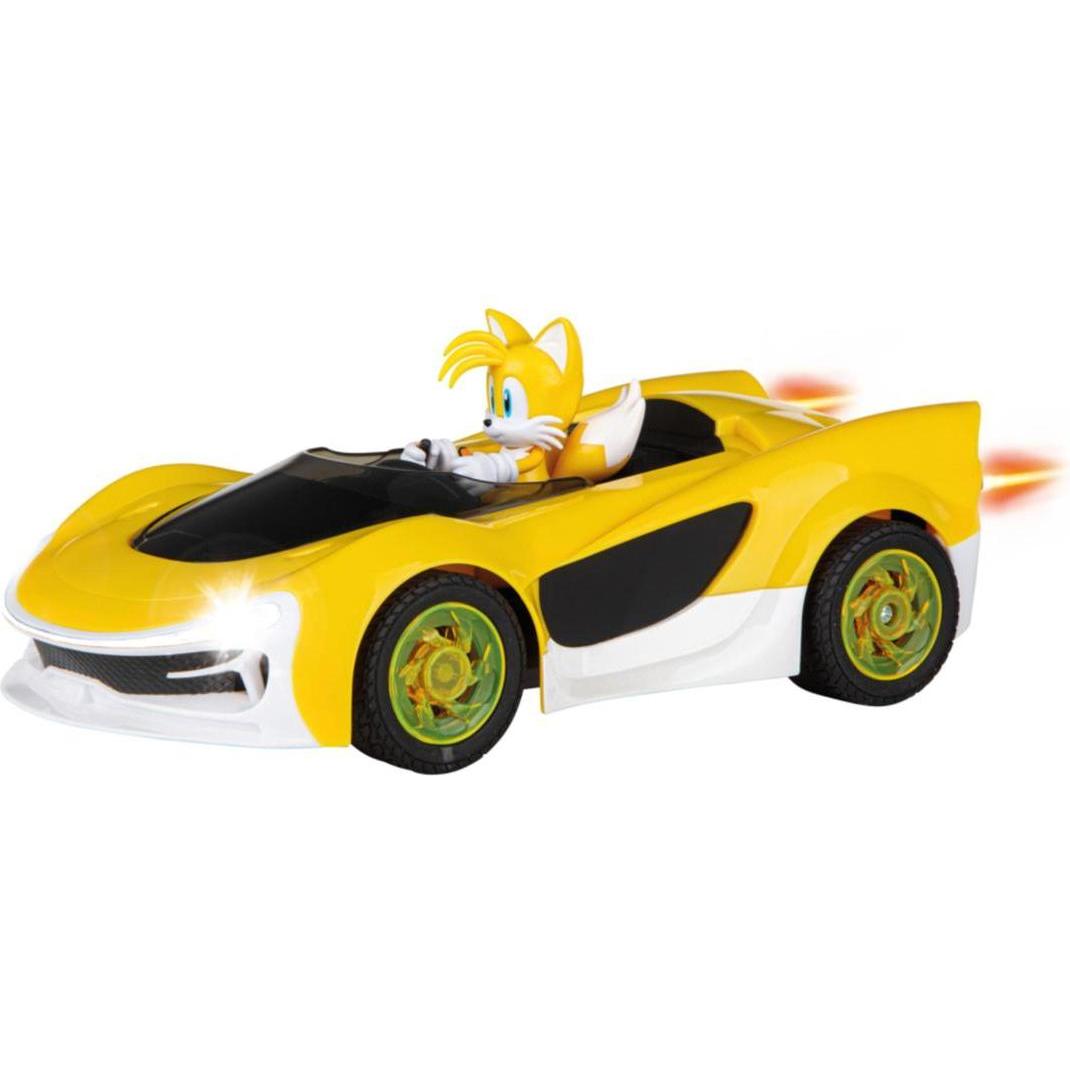 Carrera 2,4GHz RC Sonic Racing Crossworlds Tails mit LED-Lichtern