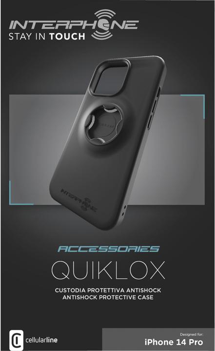 Produktbild Interphone QUIKLOX Handyhülle iPhone 14 Pro (Apple iPhone 14 Pro)