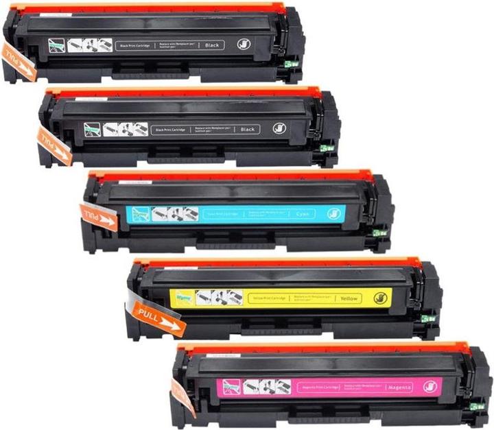 Actual product image Hermex Compatible replacement cartridge HP Color LaserJet Pro M252dw (M, FC, C, Y)