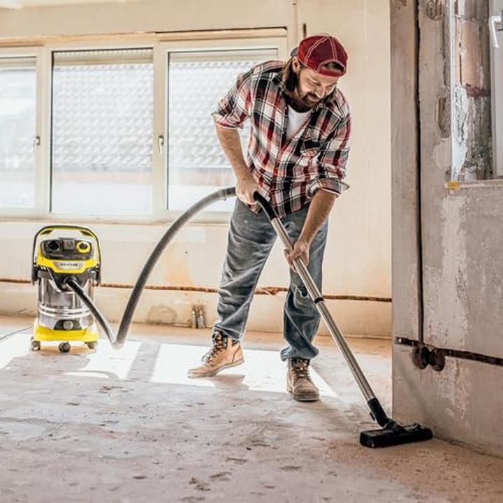 Actual product image Kärcher WD 6 P S V-30/6/22/T Black, Stainless steel, Yellow (Wet dry vacuum cleaner)