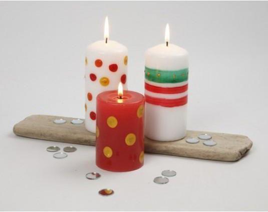 Produktbild Creativ Company Kerze rot (6 Stk.)