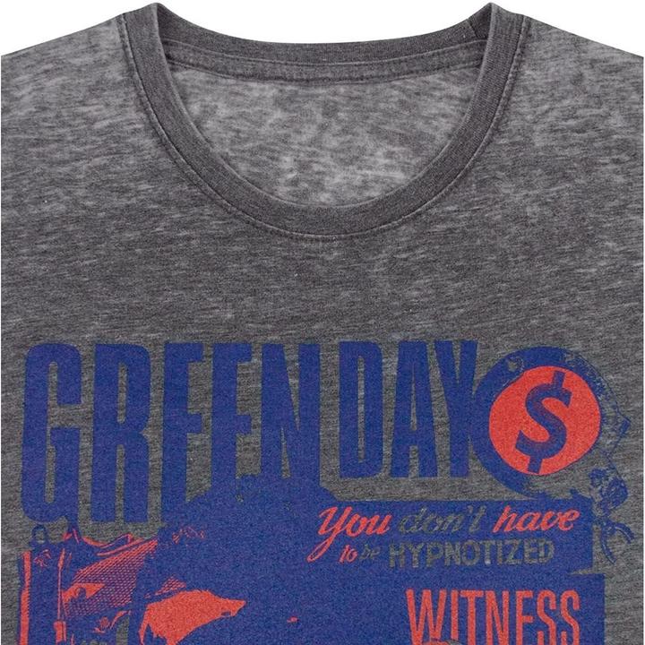 Actual product image Green Day Mens Revolution Radio Burn Out T-Shirt (XXL)