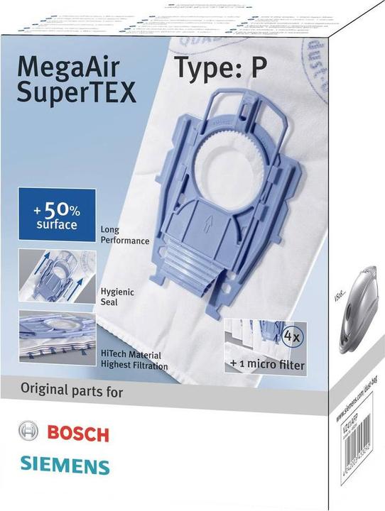 Siemens Staubsaugerbeutel VZ41AFP P (4x)