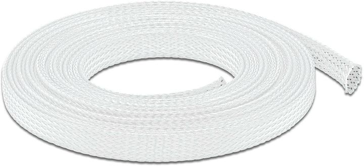 Immagine prodotto Delock Guaina intrecciata espandibile 10 m x 12 mm bianca (Tubo cavi, 1000 cm)