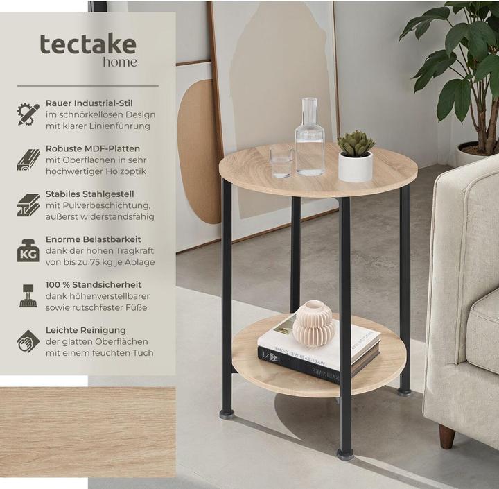 Image du produit tectake Table d’appoint Ballina