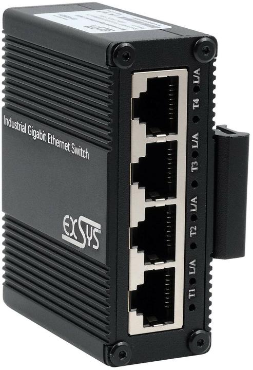 Produktbild Exsys Industrial Ethernet Micro Switch 5x 1 Gbit/s (5 Ports)
