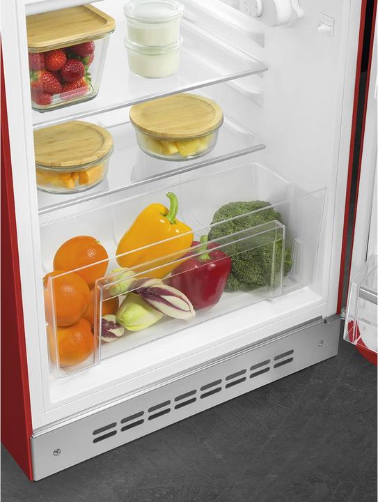 Produktbild Smeg FAB10RRD6 Kühlschrank Rechtsanschlag Rot 50's Style, 2025 Modell, EEK: D (122 l)