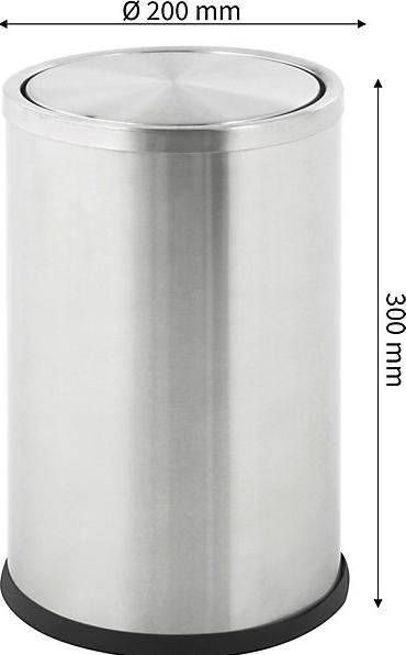 Produktbild kaiserkraft Abfallsammler mit Schwingdeckel (10 l)