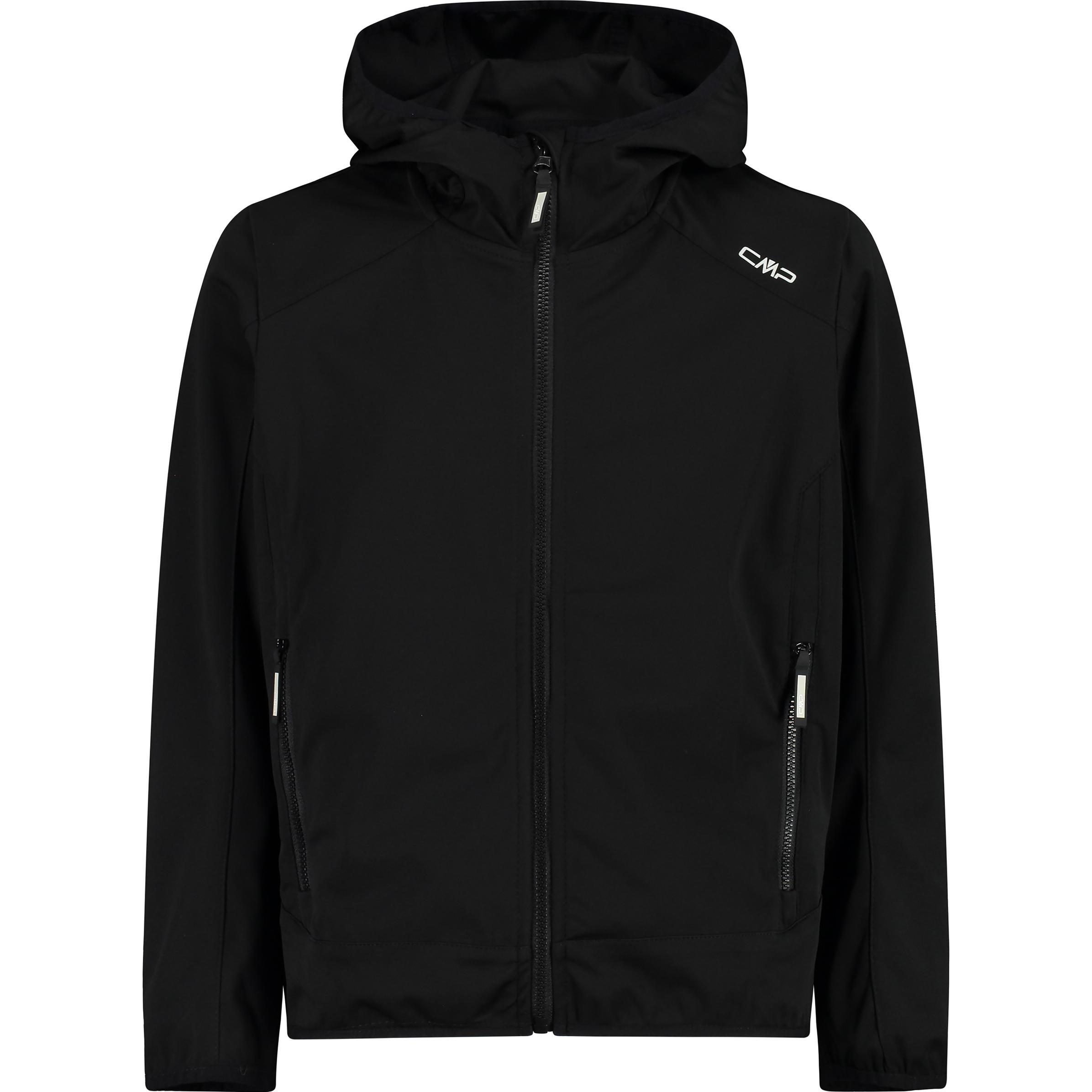 CMP Campagnolo, Unisex, Jacke, Boys Softshell (152), Schwarz, 152