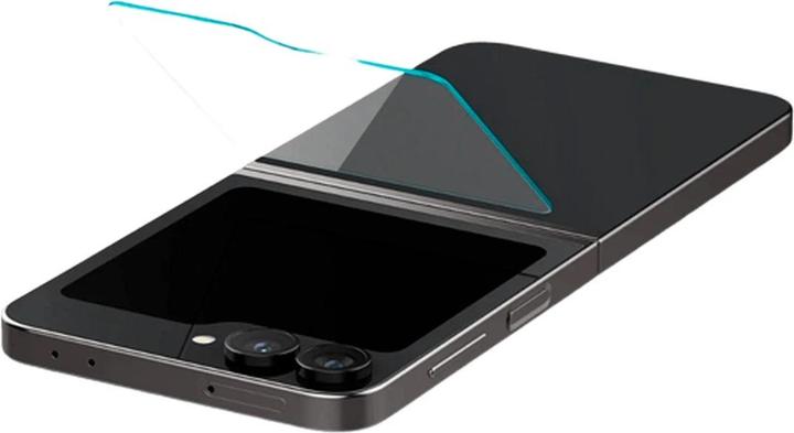 Produktbild Spigen EZ Fit Gehärtetes Glas Clear Displayschutzfolie Samsung Galaxy Z Flip 6 2-Pack (2 Stück, Samsung Galaxy Z Flip6)
