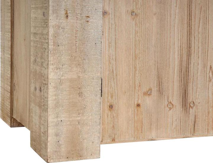 Actual product image Mendler Sideboard HWC-L76, industrial solid wood 80x120x48cm, natural with metal look (80 x 120 x 48 cm)