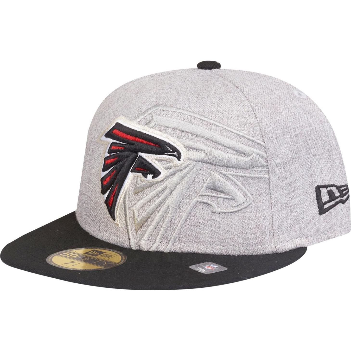 New Era, Herren, Cap, 59Fifty Cap - SCREENING NFL Atlanta Falcons - 6 7/8, Grau, (6 7/8)