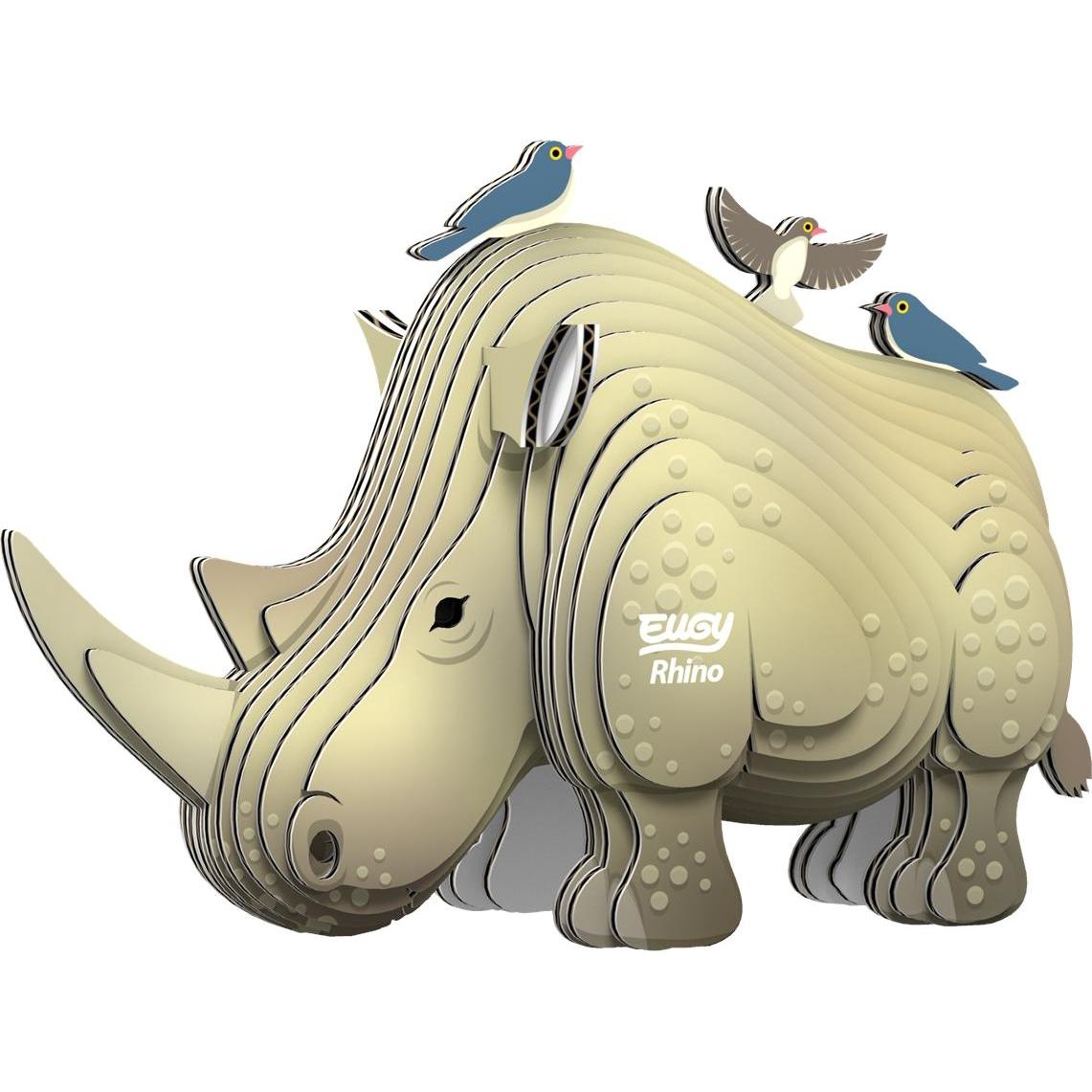 Thumbnail - Eugy Nashorn - 3D Karton Figuren Modellbausatz