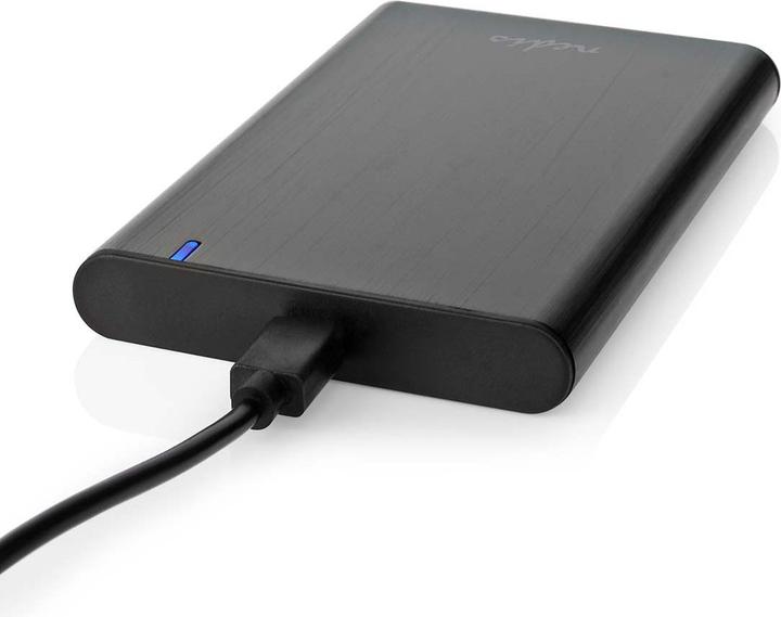 Productafbeelding Nedis Harde schijf behuizing 2,5" | USB 3.2 Gen1 | USB Type-A / USB Type-C™ | Notebook / PC | Aluminium (2.5")
