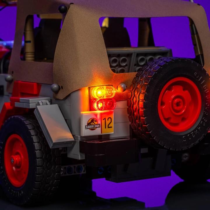 Produktbild Light my bricks LMB 2.0 LED Licht Set für LEGO® 77984 Jurassic Park - Jeep Wrangler
