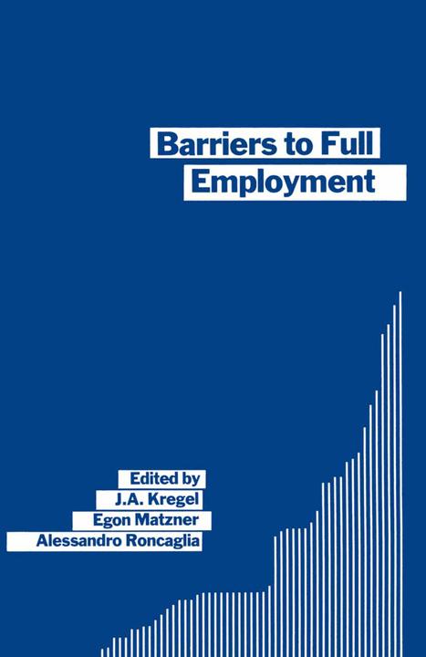 Actual product image Barriers to Full Employment (Dutch, Alessandro Roncaglia, J. A. Kregel, Egon Matzner, 1988)