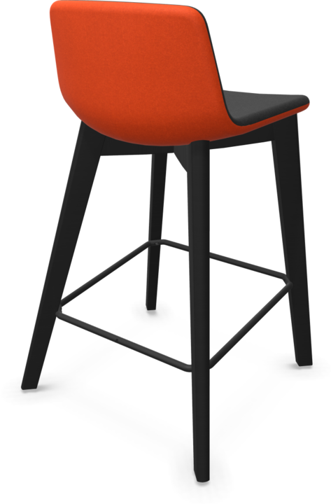Black, Bright red, Ash stained black