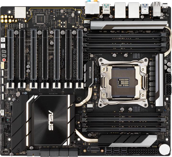 Produktbild ASUS PRO WS X299 SAGE II (LGA 2066, Intel X299, SSI CEB)