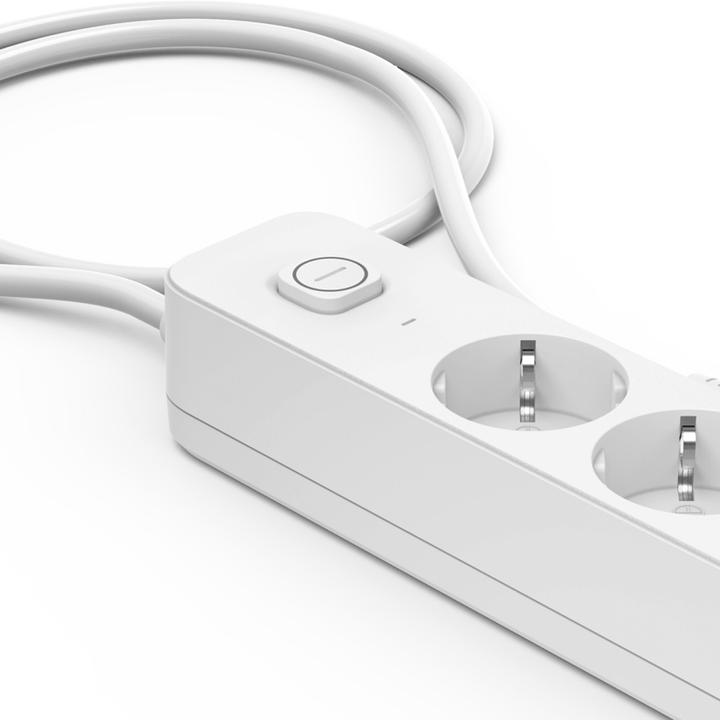 Produktbild Hama Steckdosenleiste, 3-fach, mit Schalter, 1,4 m, Weiss (00116076) (3x, CEE 7/4, 1.40 m)