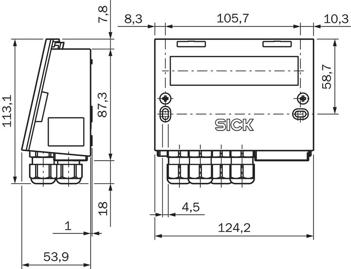 Actual product image Sick Connection Device Basic CDB620-001 Comp. connection module 1042256