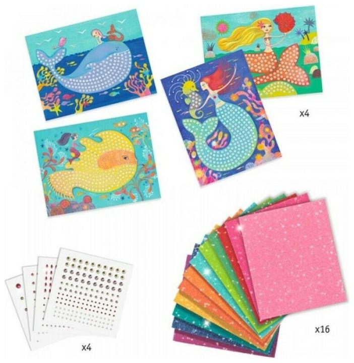 Produktbild Djeco Mosaik Meerjungfrauen