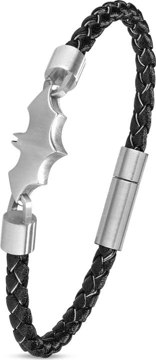 Immagine prodotto Police Bracciale Batarang (21.50 cm, Cuoio, Acciaio inossidabile)
